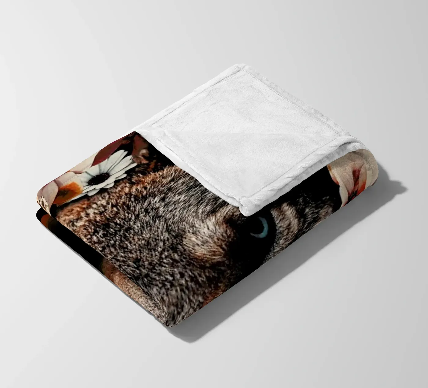 Wolf fleece blanket by Wouter Rikken