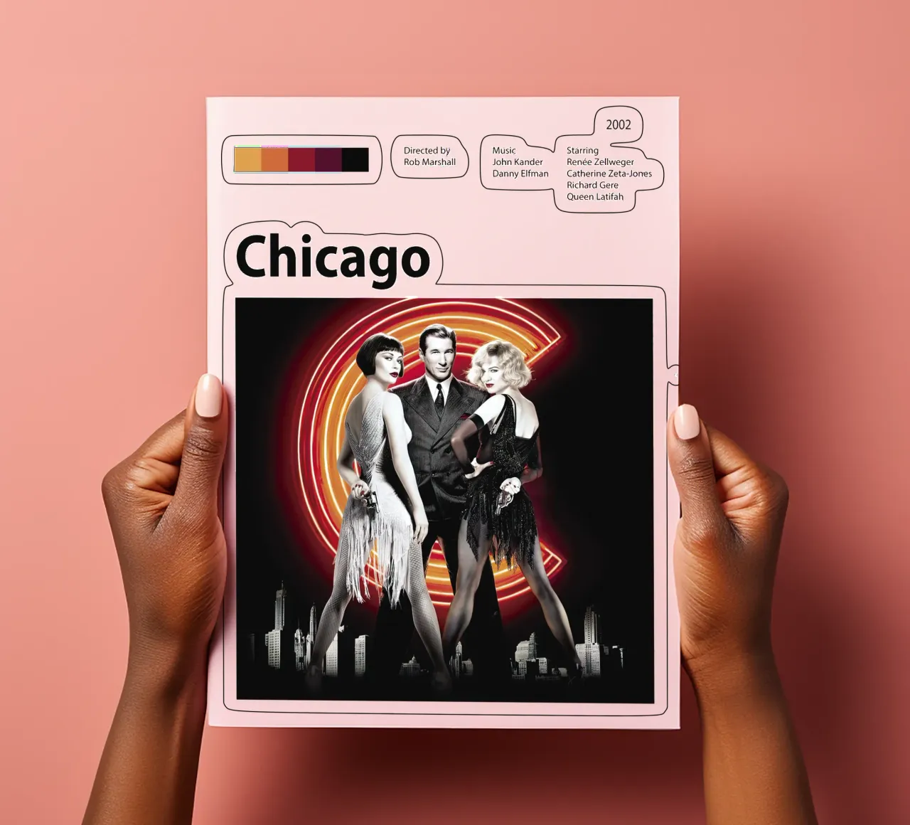 Chicago sticker sheet by 🎞 The Movie Wall