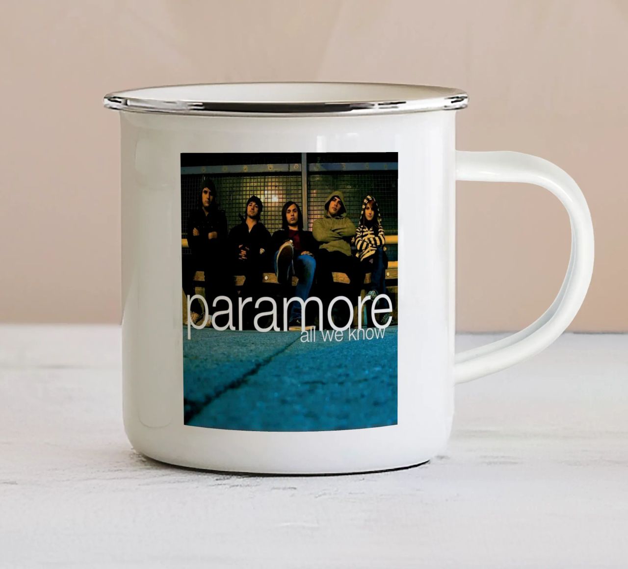 paramore All We Know tazza in smalto da ariscepmex