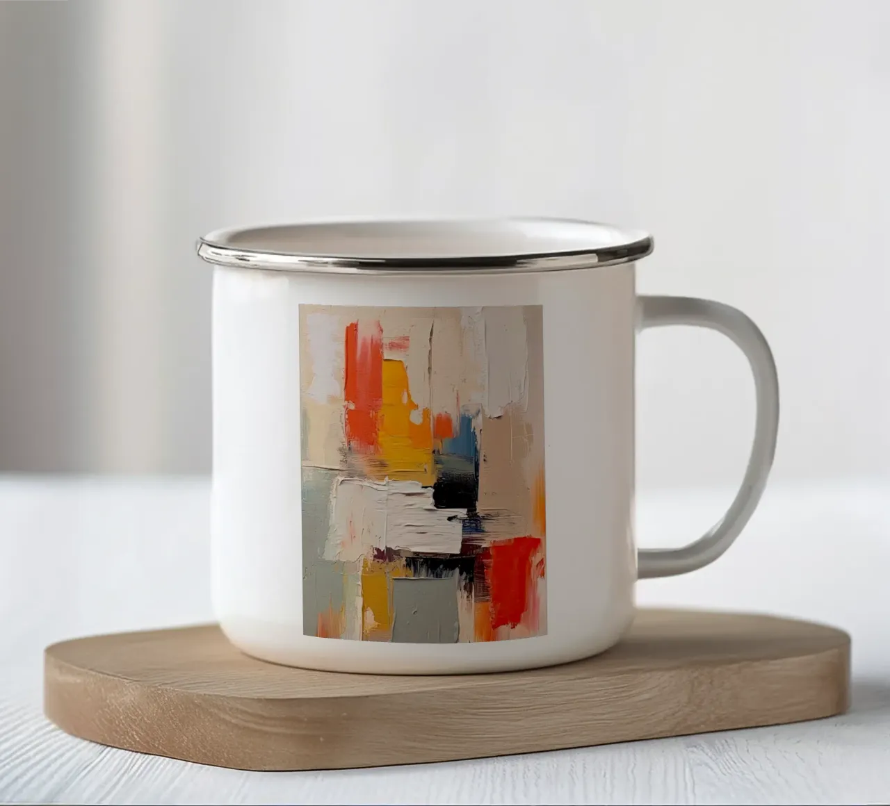Arte da parete di Imagine tazza in smalto da Imagine