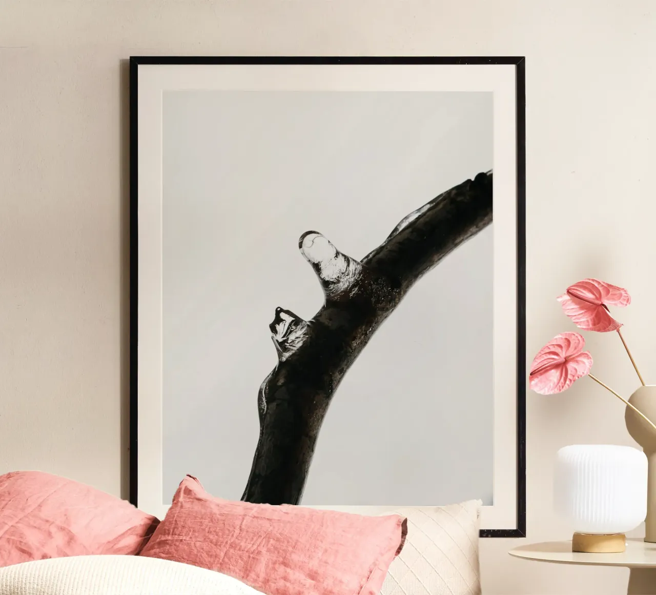 Nero minimale poster da PhotoVibe Decor