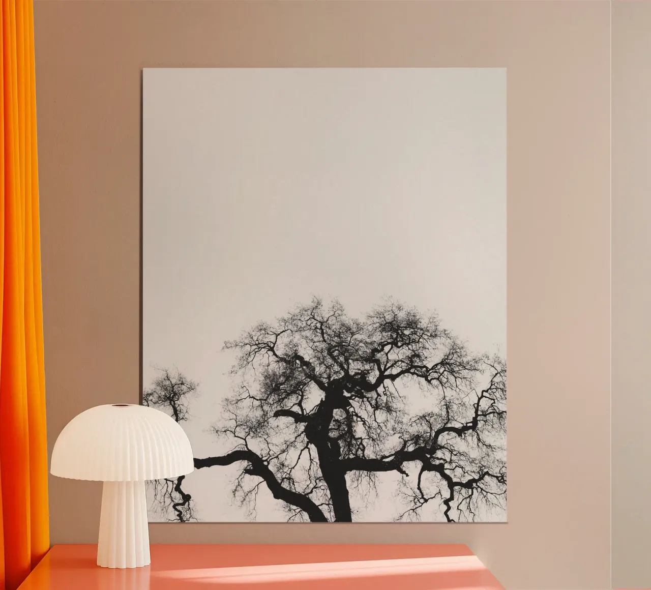 Minimal Schwarz Poster von PhotoVibe Decor