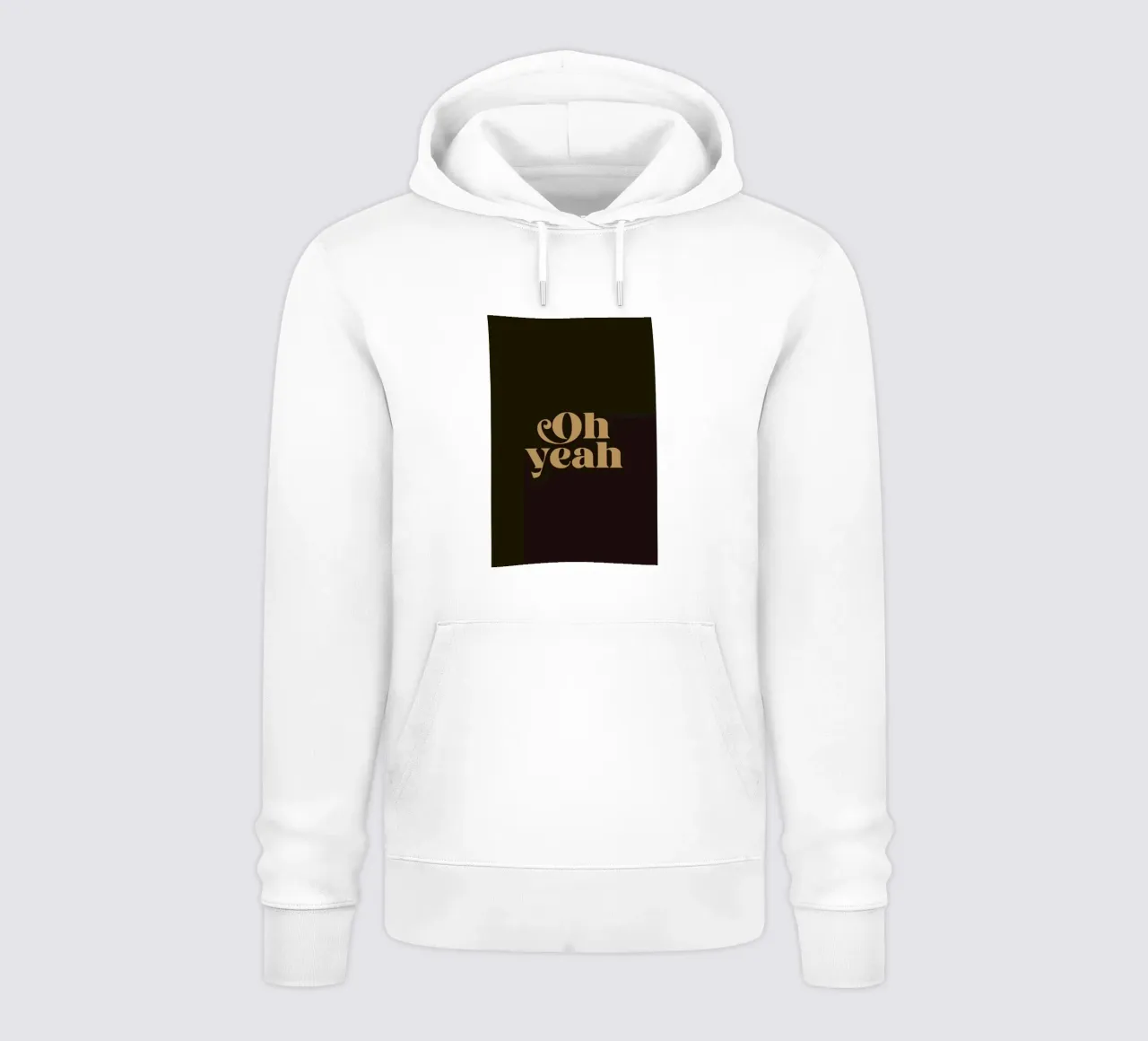 Oh Yeah Brown felpa con cappuccio da Trabolt Design