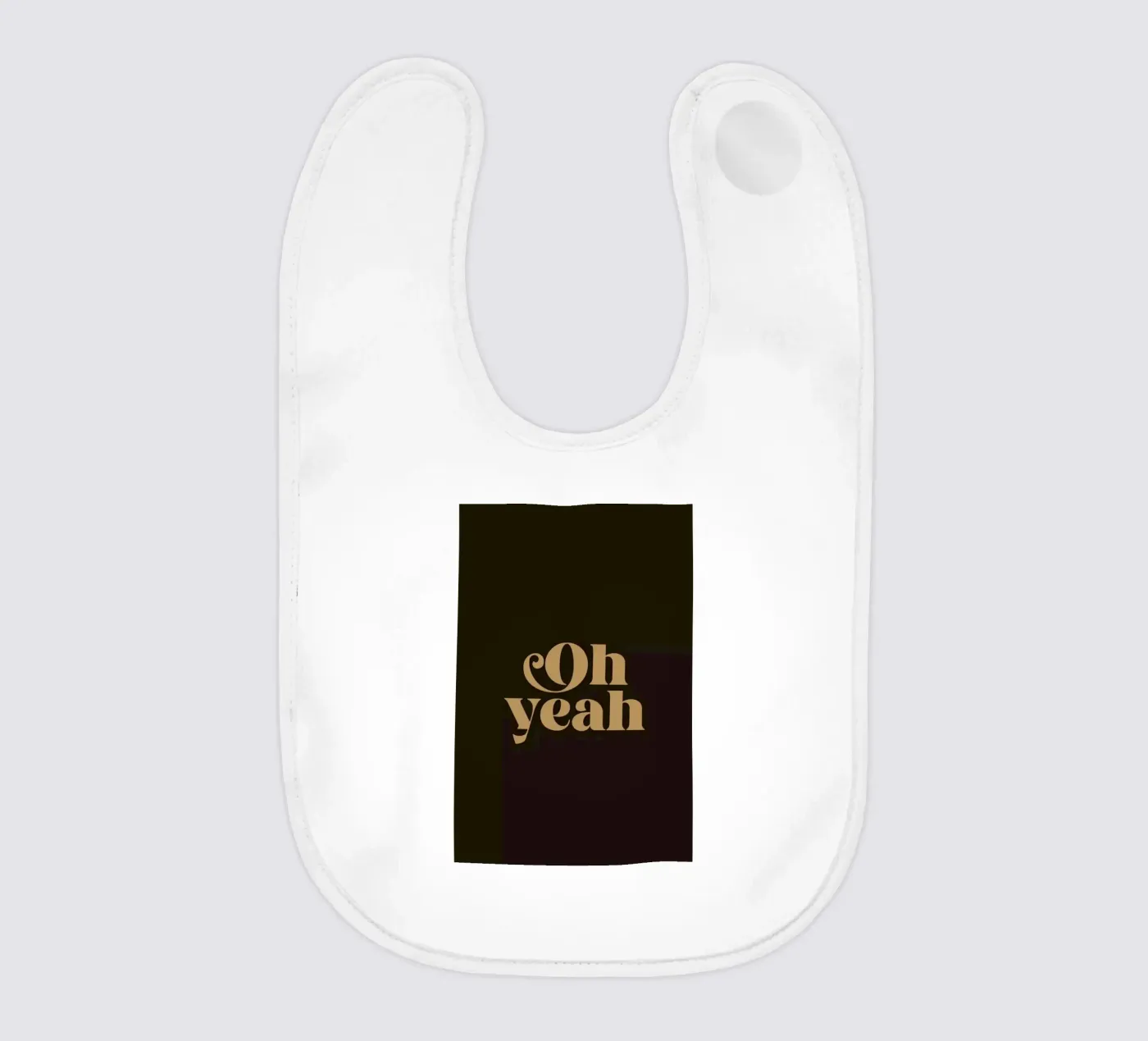 Oh Yeah Brown bavaglino da Trabolt Design