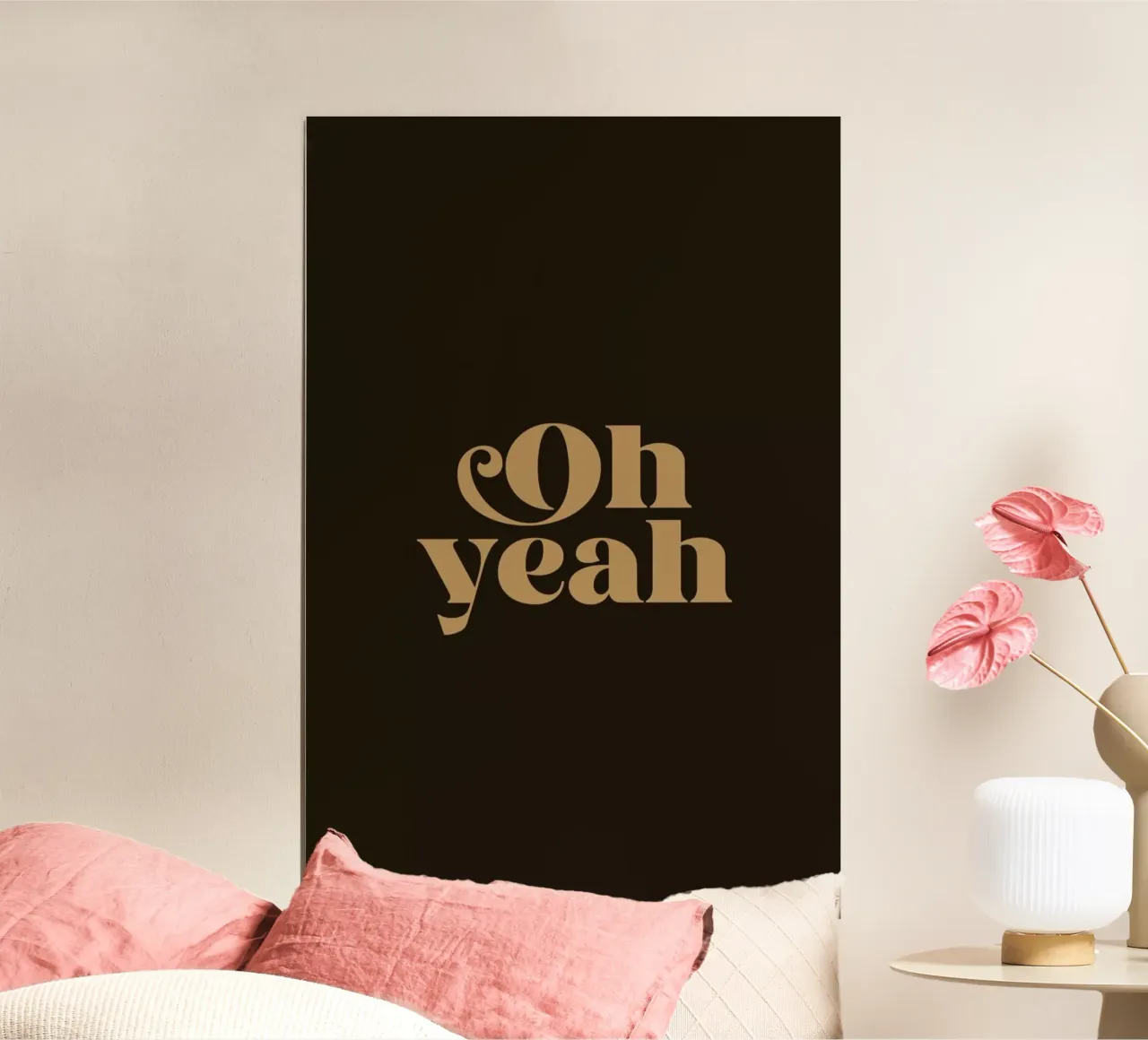 Oh Yeah Brown poster da Trabolt Design