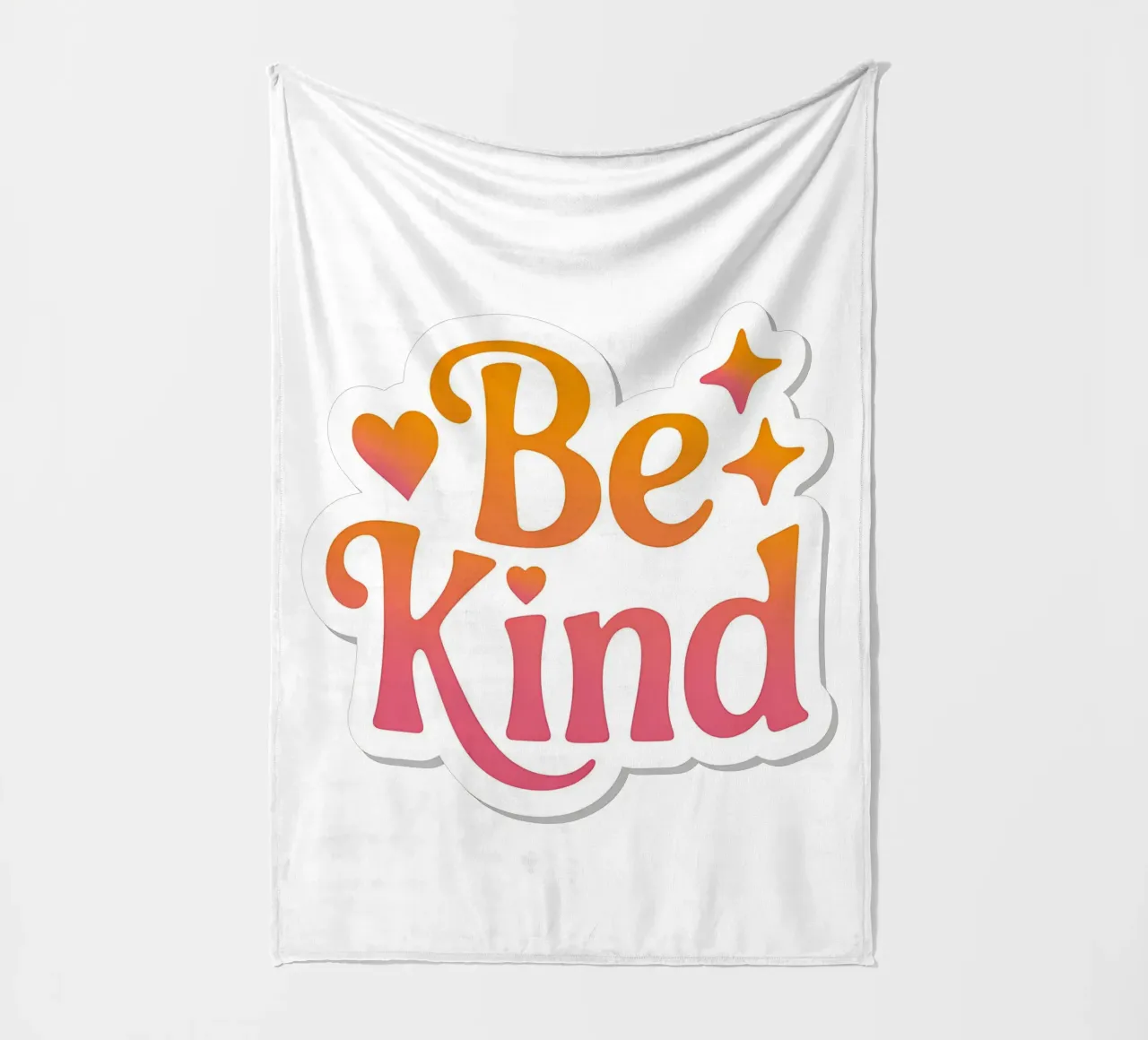 be kind fleece blanket by RB-Quotes