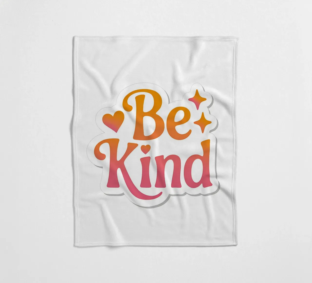 be kind fleece blanket by RB-Quotes