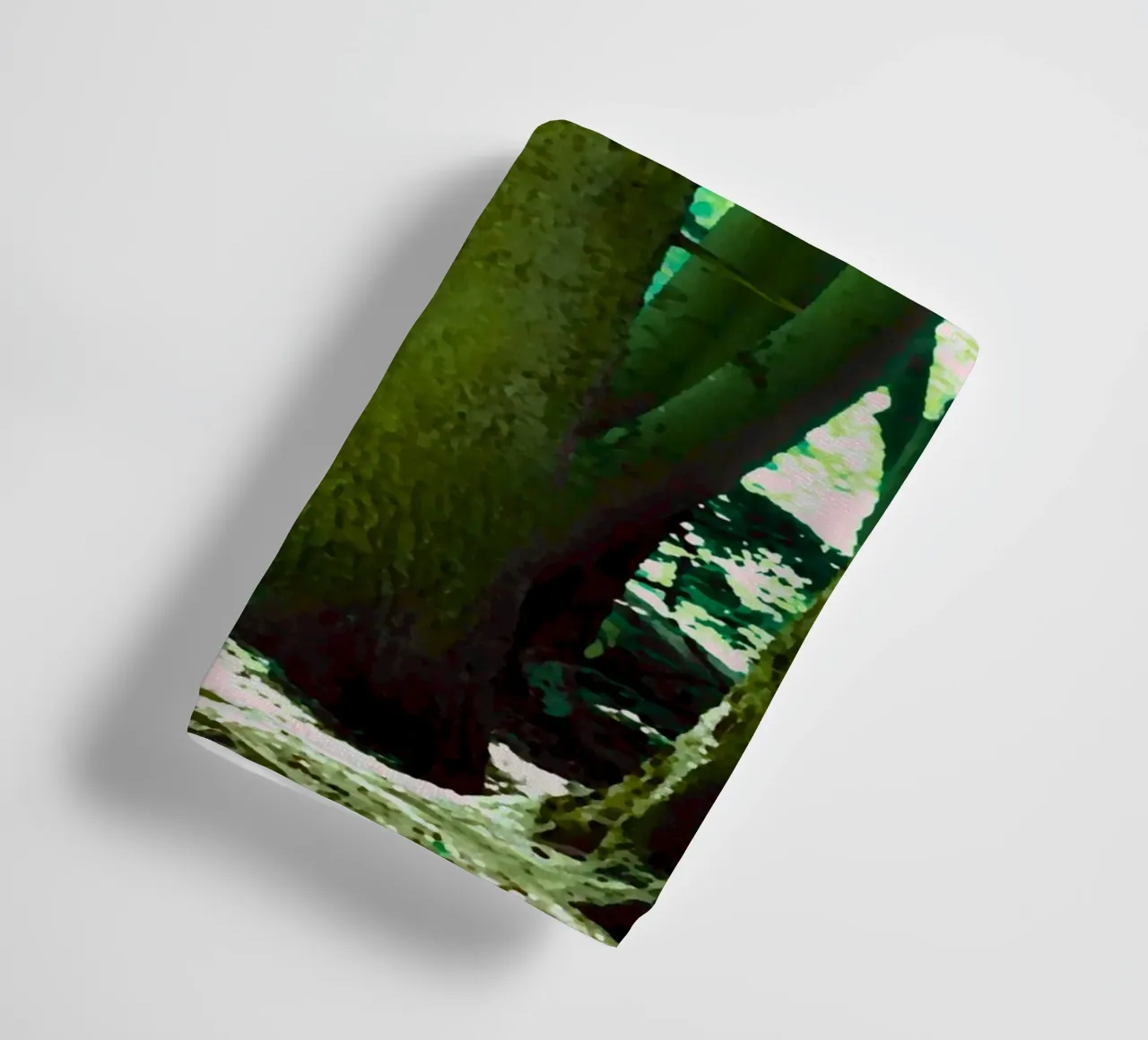 Foresta in estate, radura della foresta, pittura a olio asciugamano da bagno da Something for you