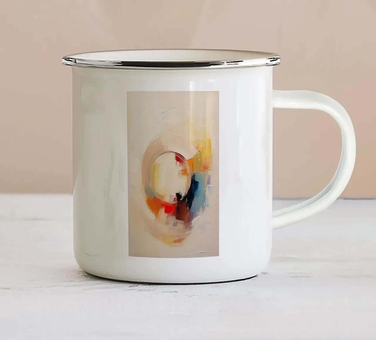 Arte da parete di Imagine tazza in smalto da Imagine
