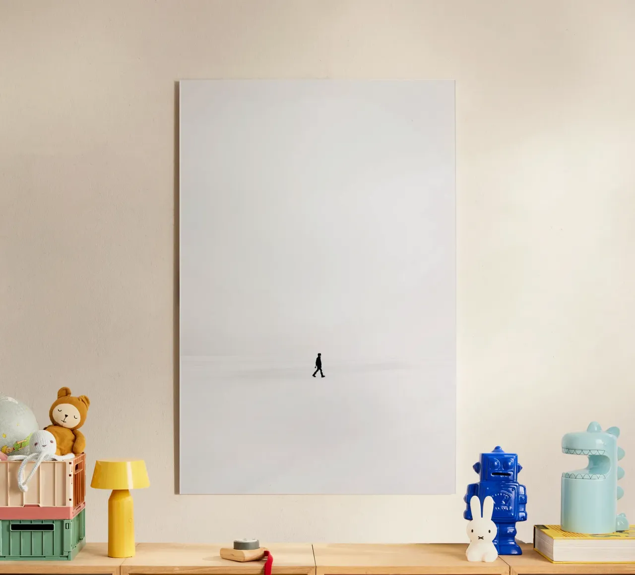 Minimal Schwarz Acryl-Glas von PhotoVibe Decor