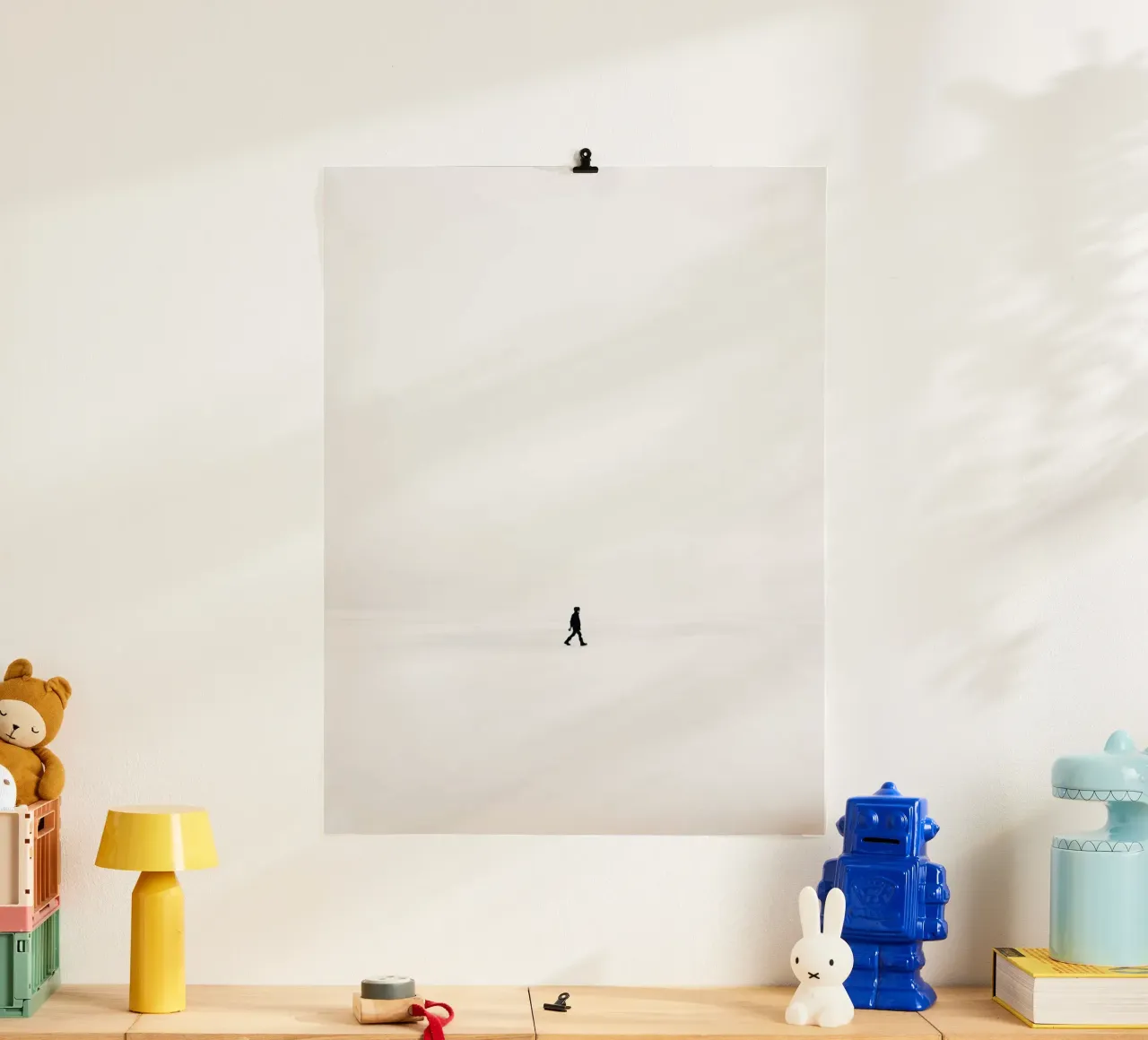 Minimal Schwarz Poster von PhotoVibe Decor