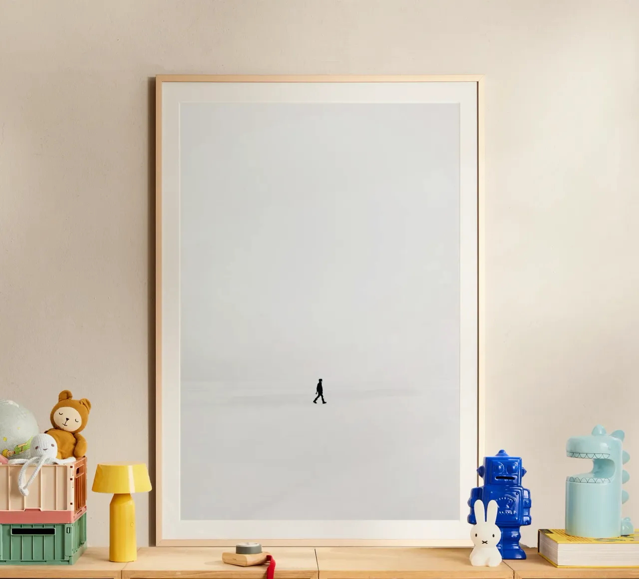 Minimal Schwarz Poster von PhotoVibe Decor