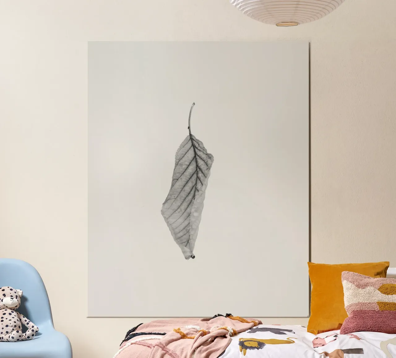 Nero minimale poster con telaio in plastica da PhotoVibe Decor