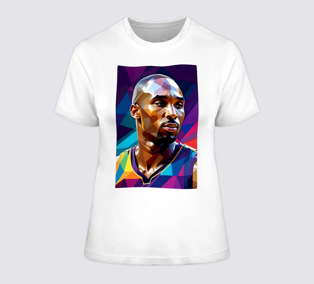 Kobe Bryant Porträt Pop Art Frauen T-Shirt von BONANZA