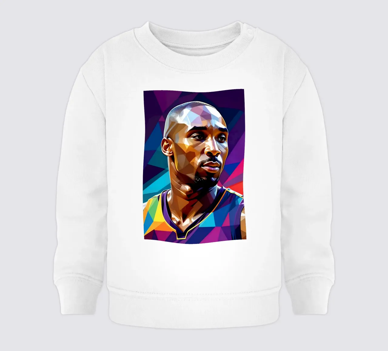 Ritratto pop art di Kobe Bryant felpa neonato da BONANZA