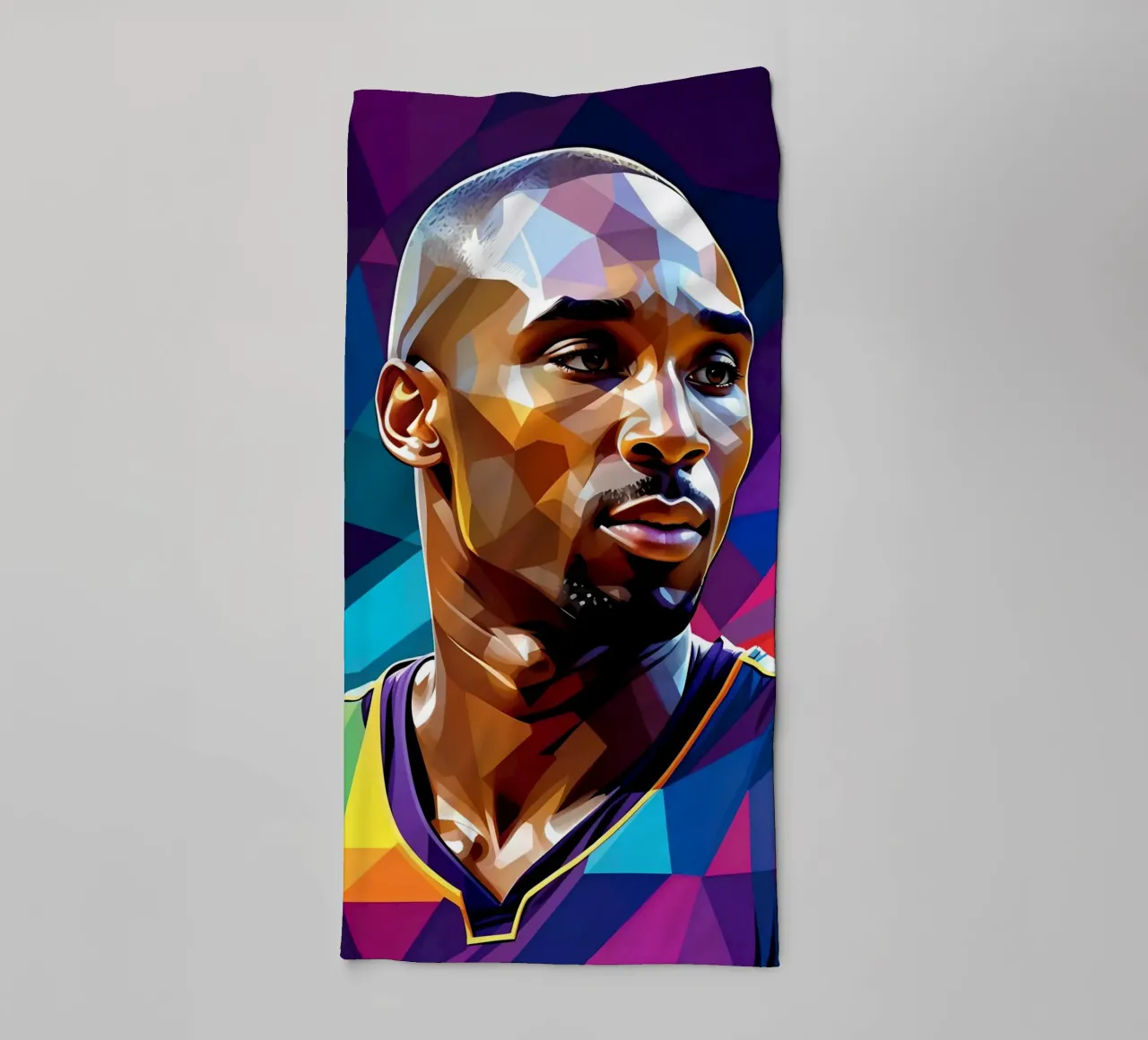 Ritratto pop art di Kobe Bryant asciugamano da bagno da BONANZA