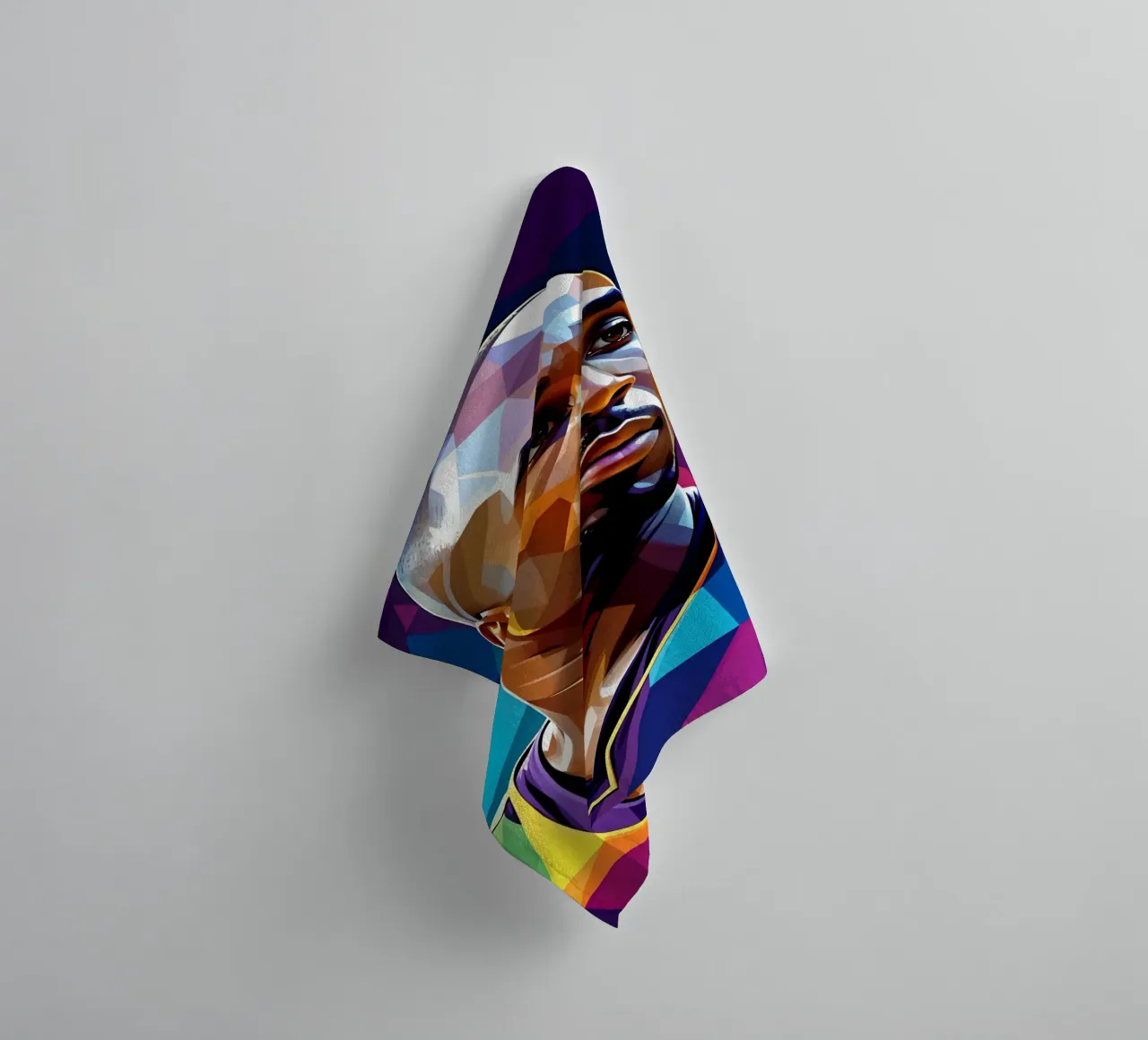 Ritratto pop art di Kobe Bryant asciugamano da bagno da BONANZA