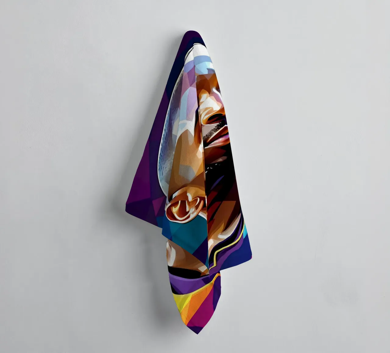 Ritratto pop art di Kobe Bryant asciugamano da bagno da BONANZA