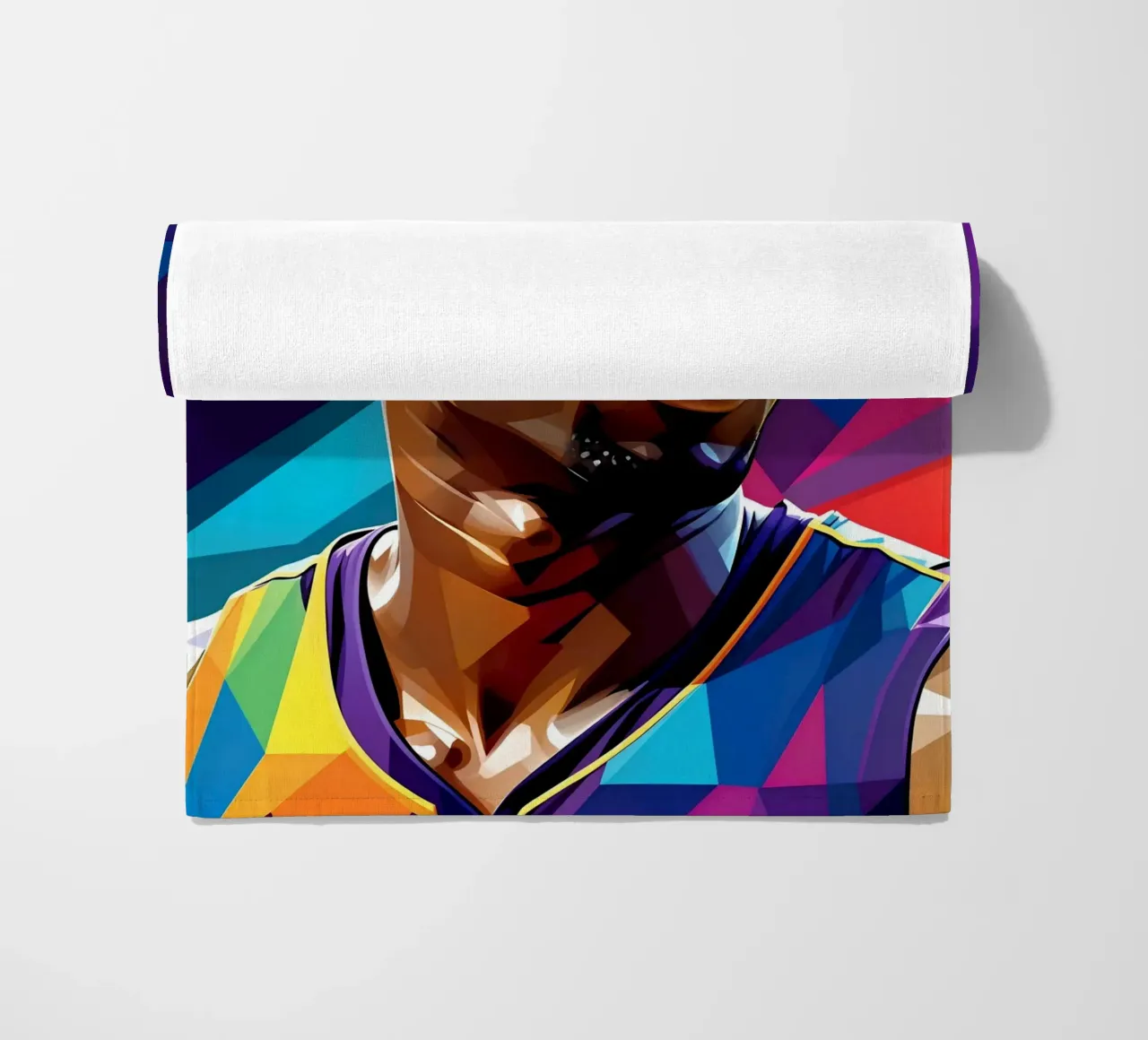 Ritratto pop art di Kobe Bryant telo mare da BONANZA