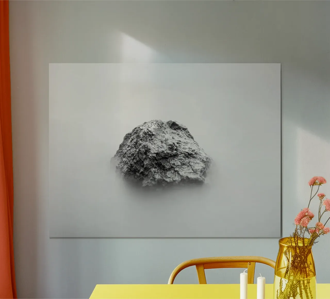 Minimal Schwarz Poster von PhotoVibe Decor