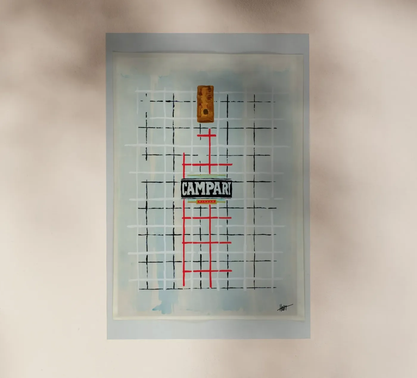 Interdependence 14 backlit folie van Joachim Høst