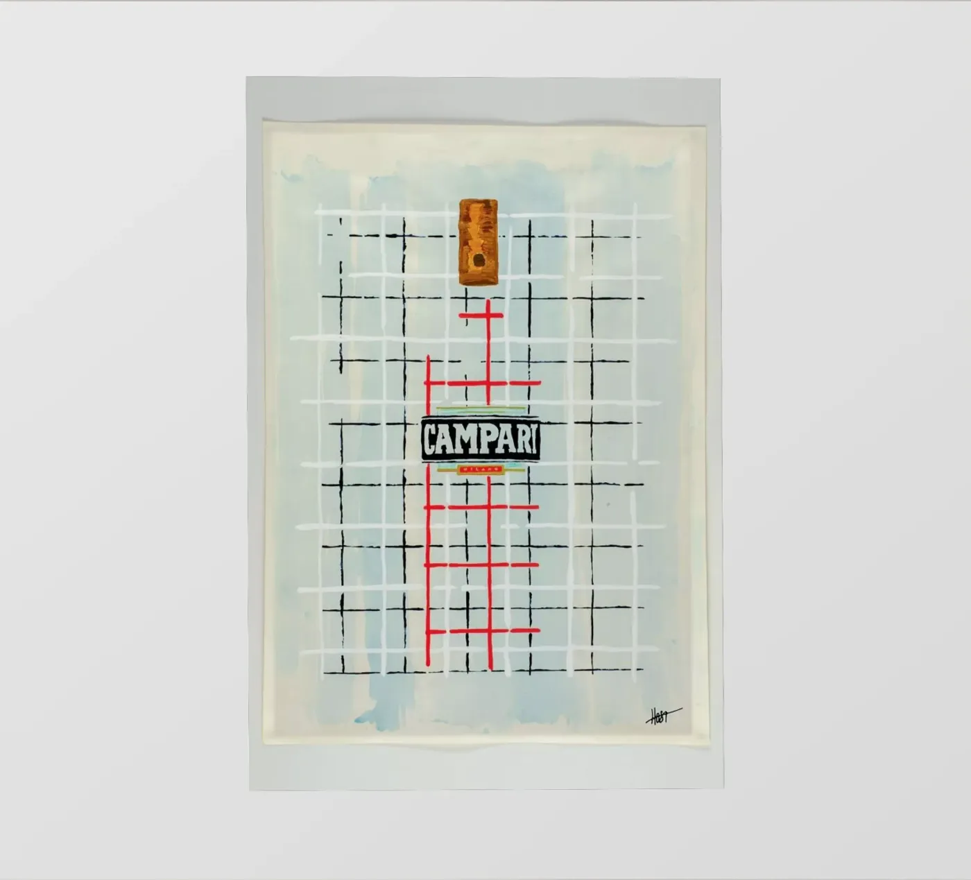 Interdependence 14 backlit folie van Joachim Høst