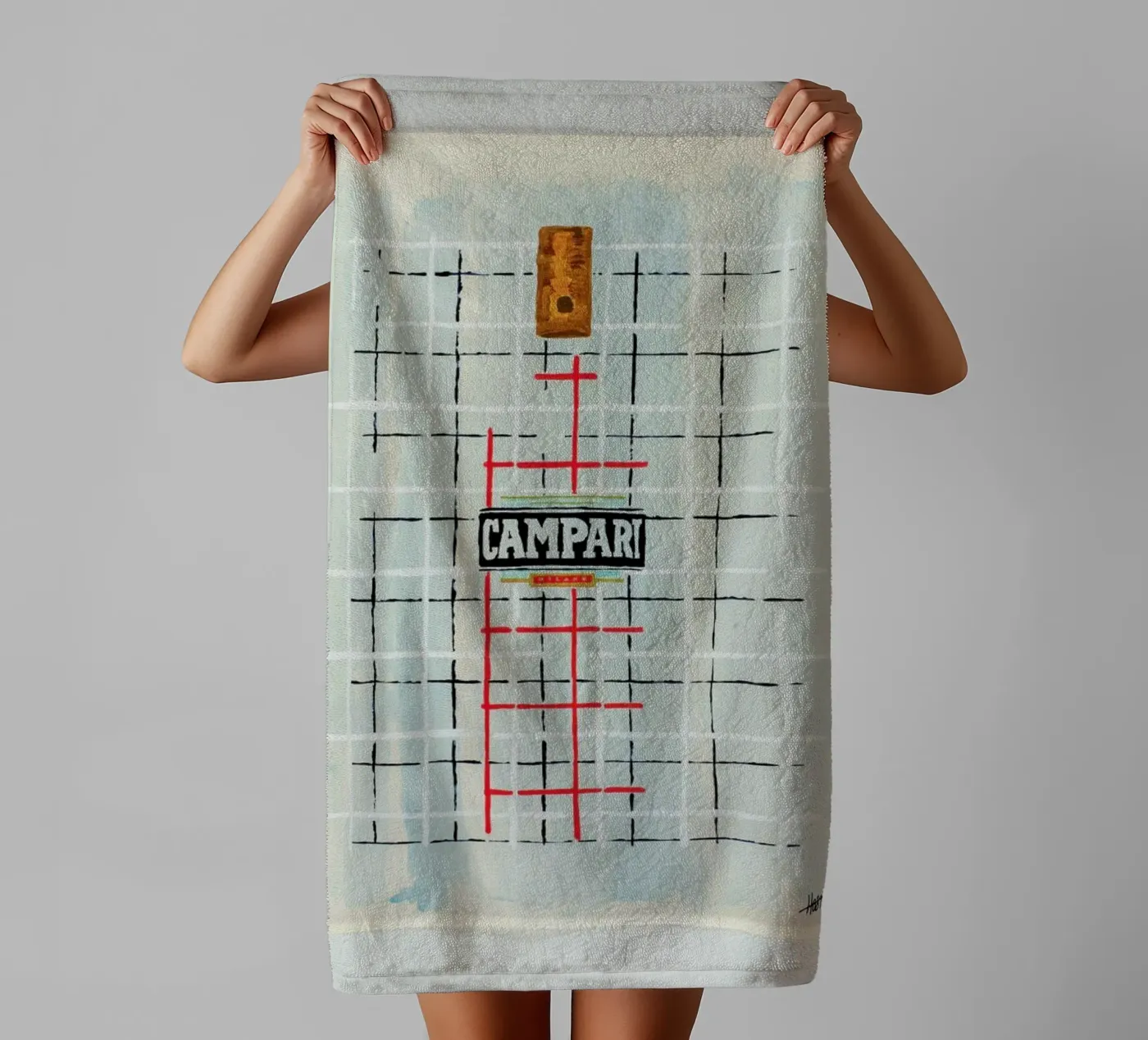 Interdependence 14 towel by Joachim Høst