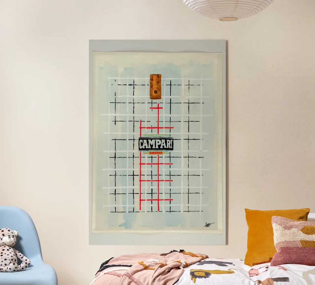 Interdependence 14 acryl van Joachim Høst