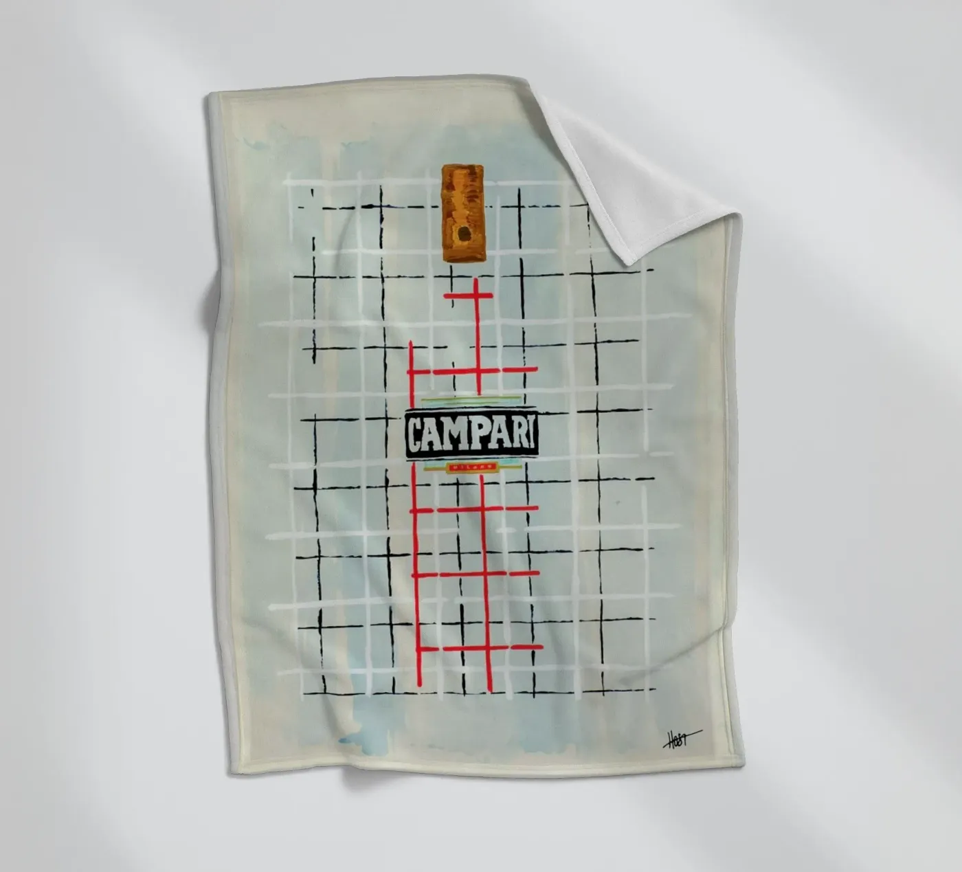 Interdependence 14 fleece blanket by Joachim Høst