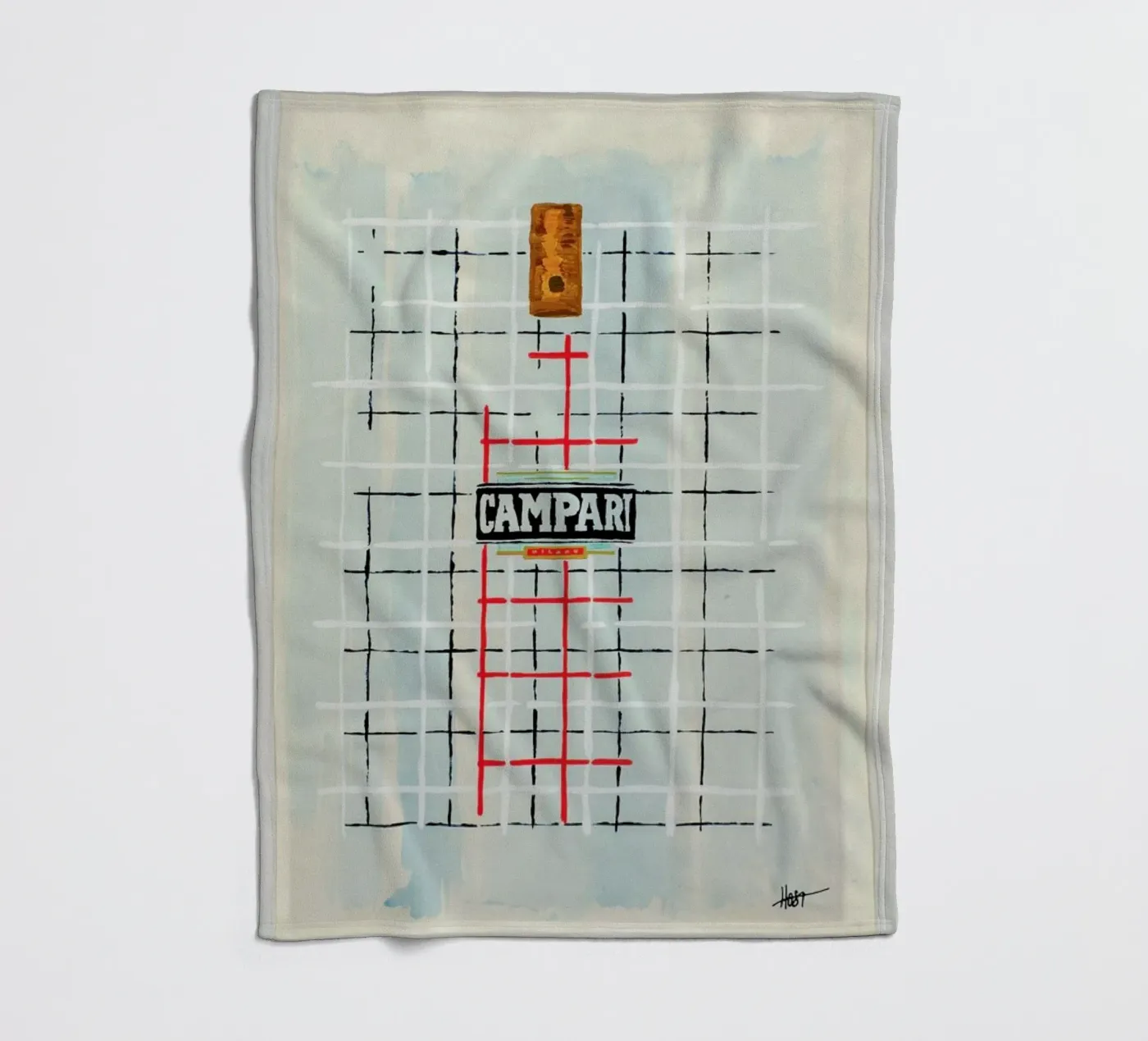 Interdependence 14 fleece blanket by Joachim Høst