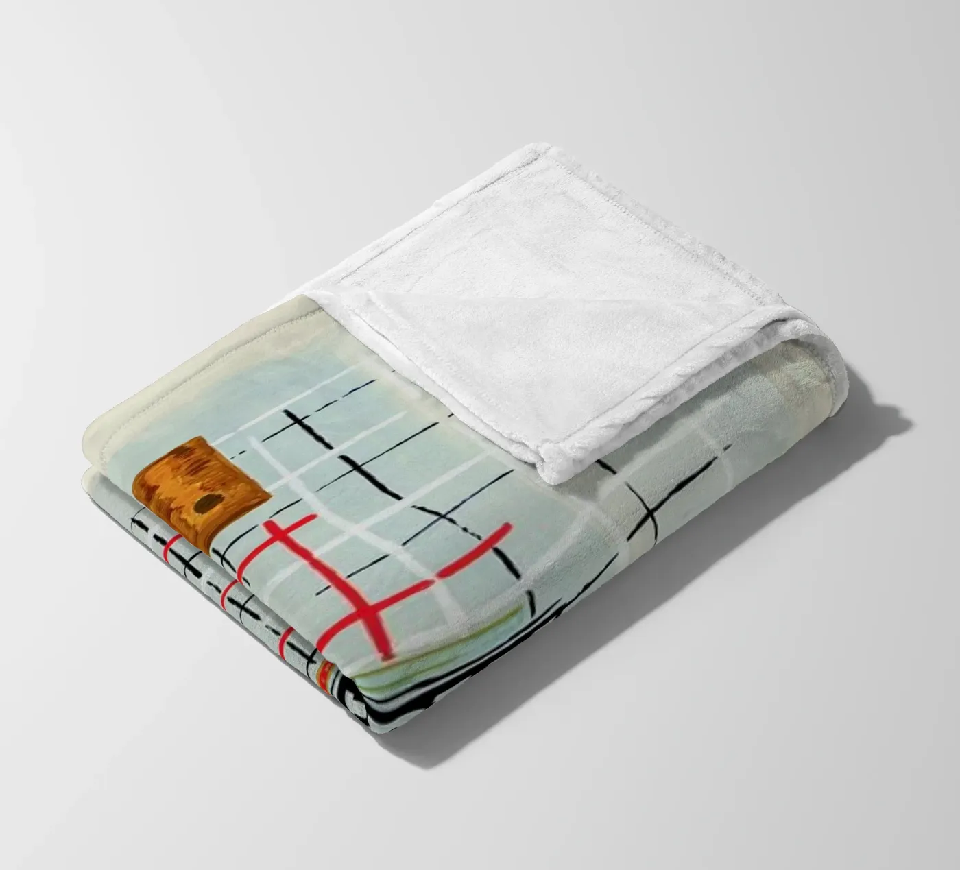 Interdependence 14 fleece blanket by Joachim Høst