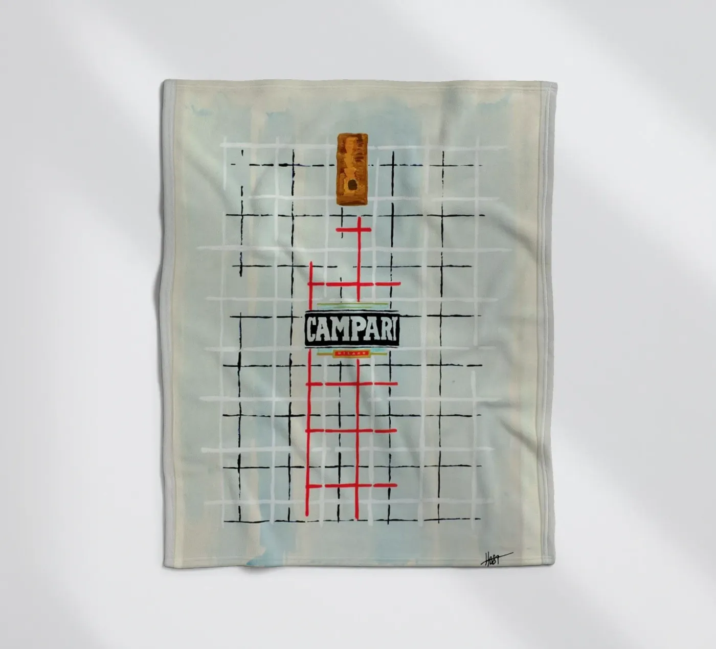 Interdependence 14 fleece blanket by Joachim Høst