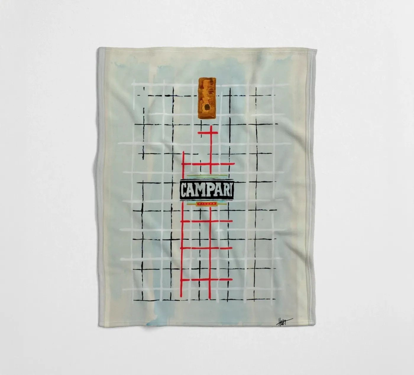 Interdependence 14 fleece blanket by Joachim Høst