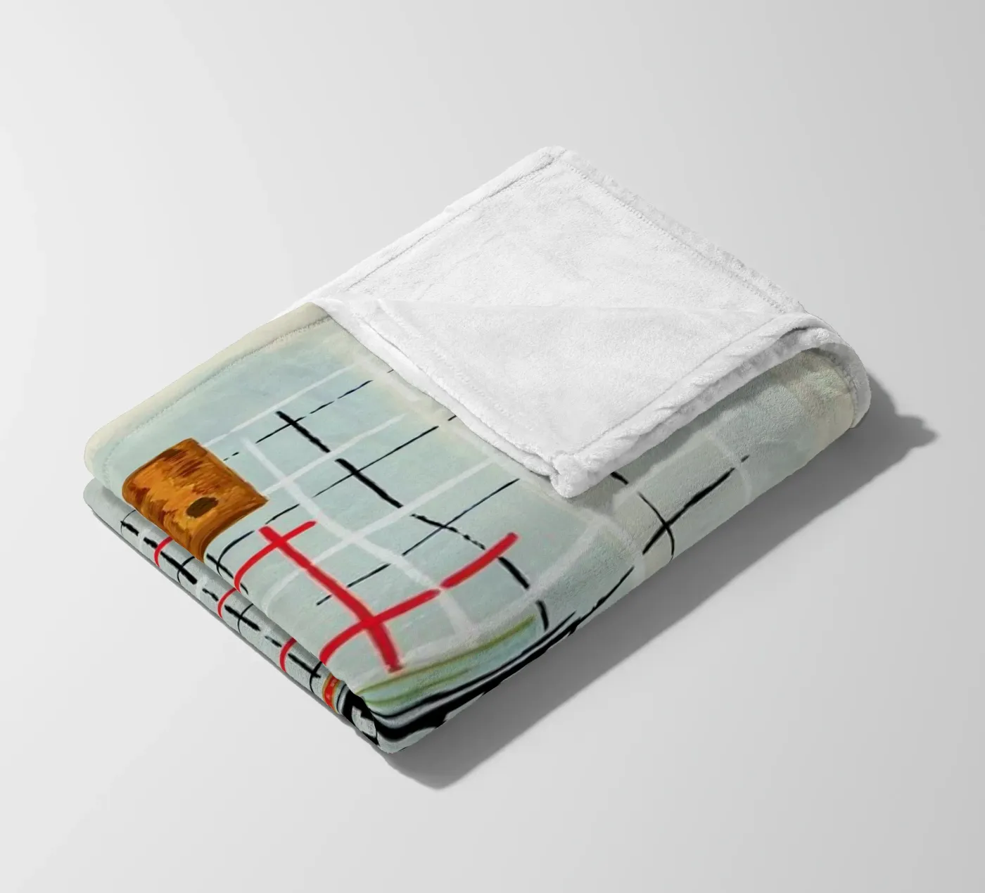 Interdependence 14 fleece blanket by Joachim Høst