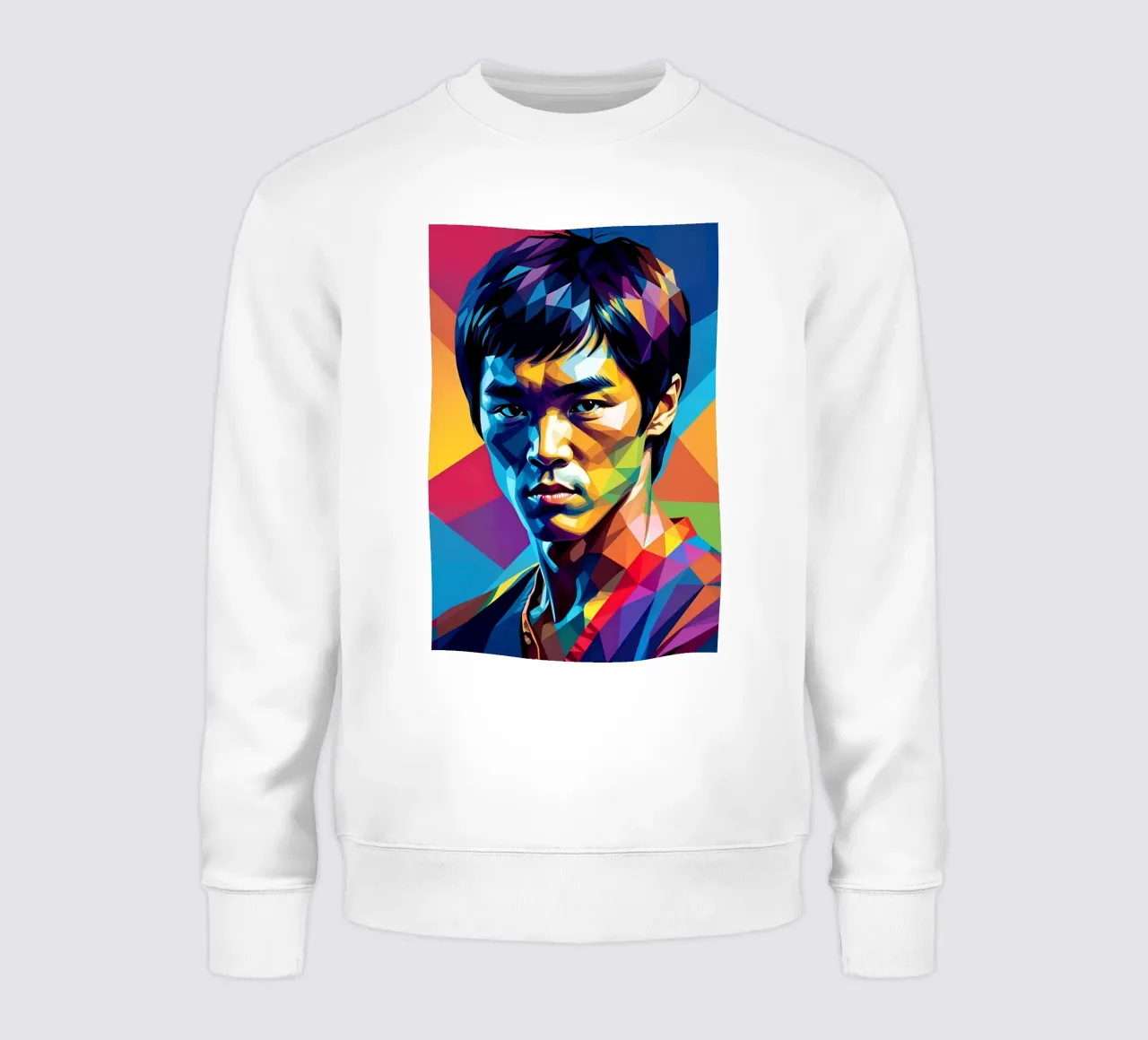 Bruce Lee pop art al neon felpa da BONANZA