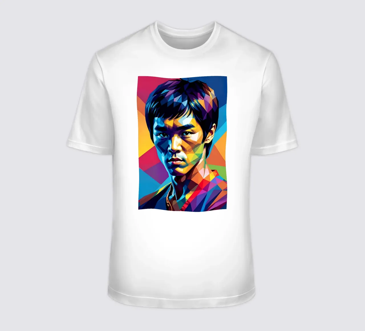 Bruce Lee pop art neon t-shirt by BONANZA