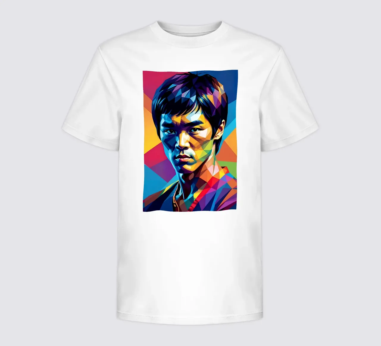 Bruce Lee pop art neon kids t-shirt by BONANZA