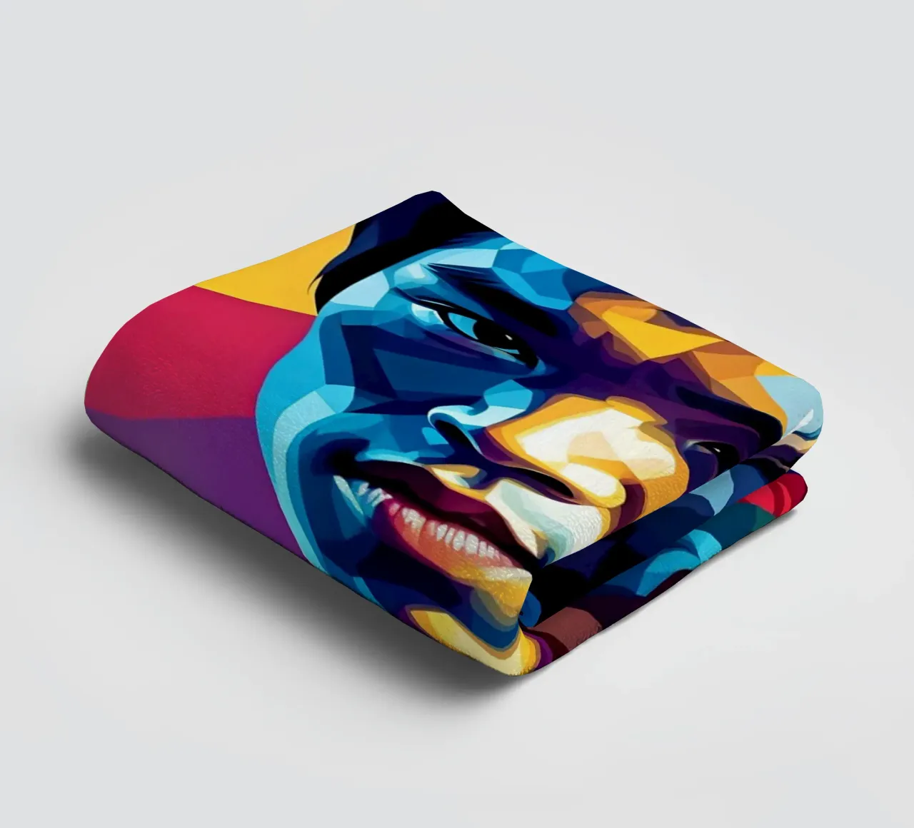 Bruce Lee pop art al neon asciugamano da bagno da BONANZA