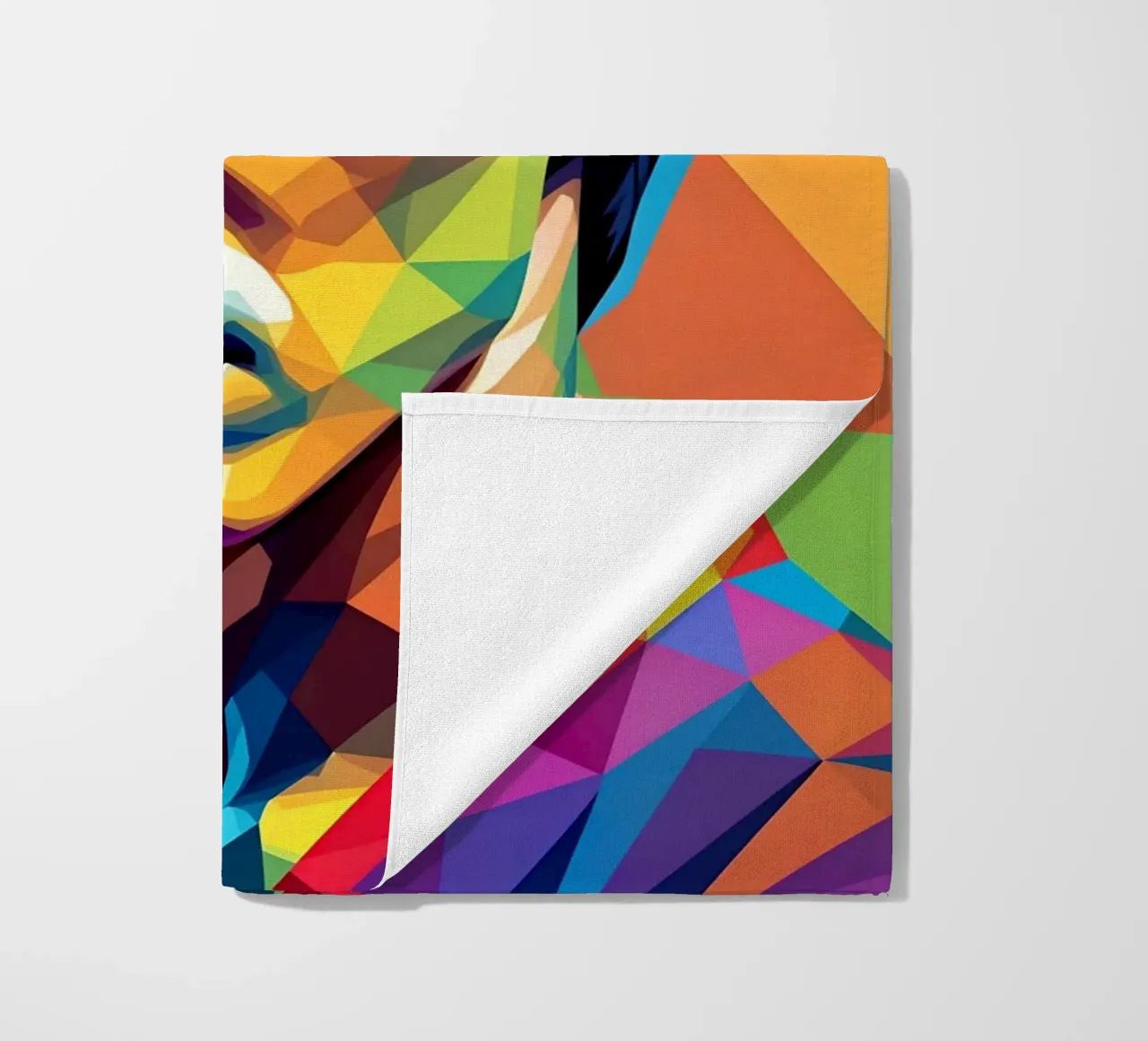 Bruce Lee pop art neon beach towel by BONANZA