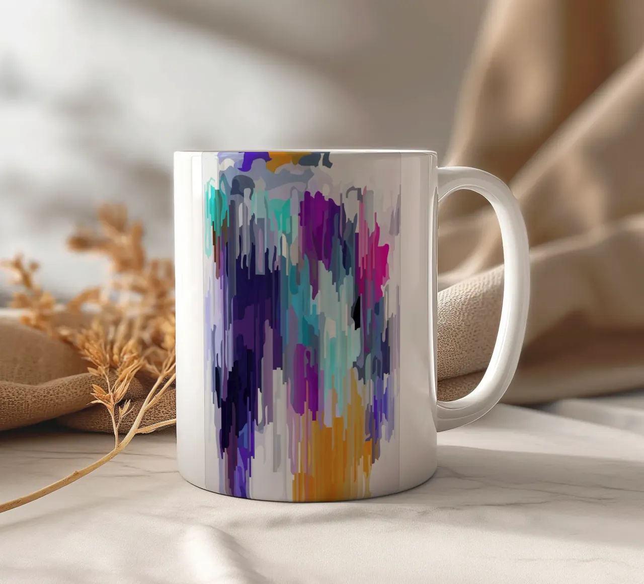 The Two Of Us Keramik Tasse von Three Of The Possessed