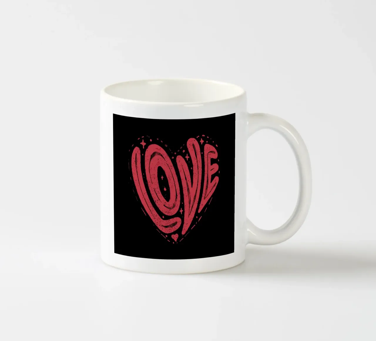 Love In A Heart Shape tazza in ceramica da Tobe Fonseca