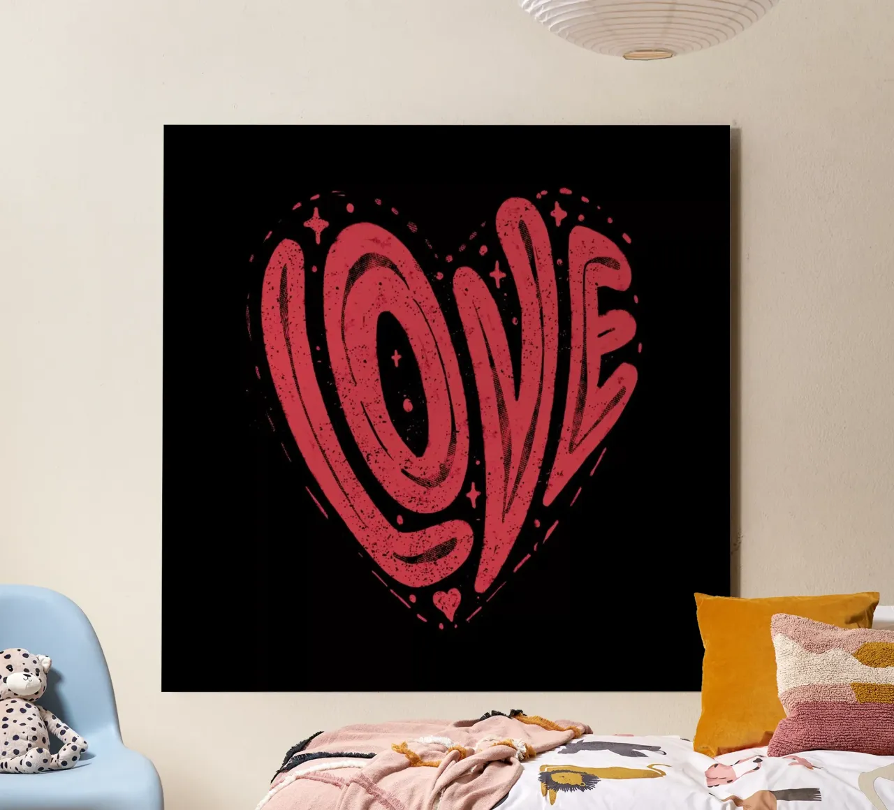 Love In A Heart Shape alluminio dibond da Tobe Fonseca