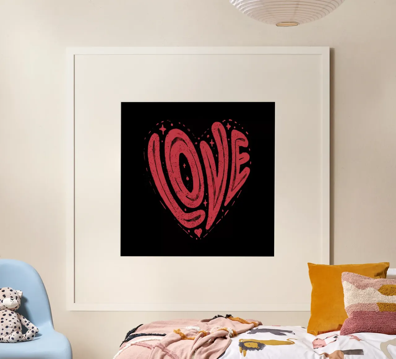 Love In A Heart Shape poster da Tobe Fonseca