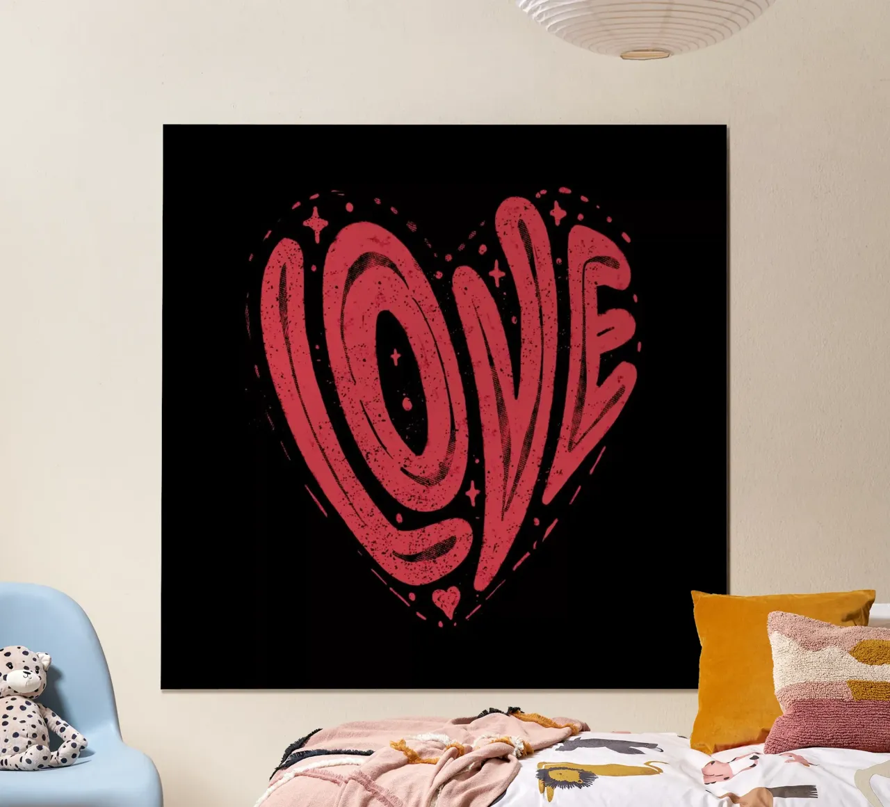 Love In A Heart Shape poster da Tobe Fonseca