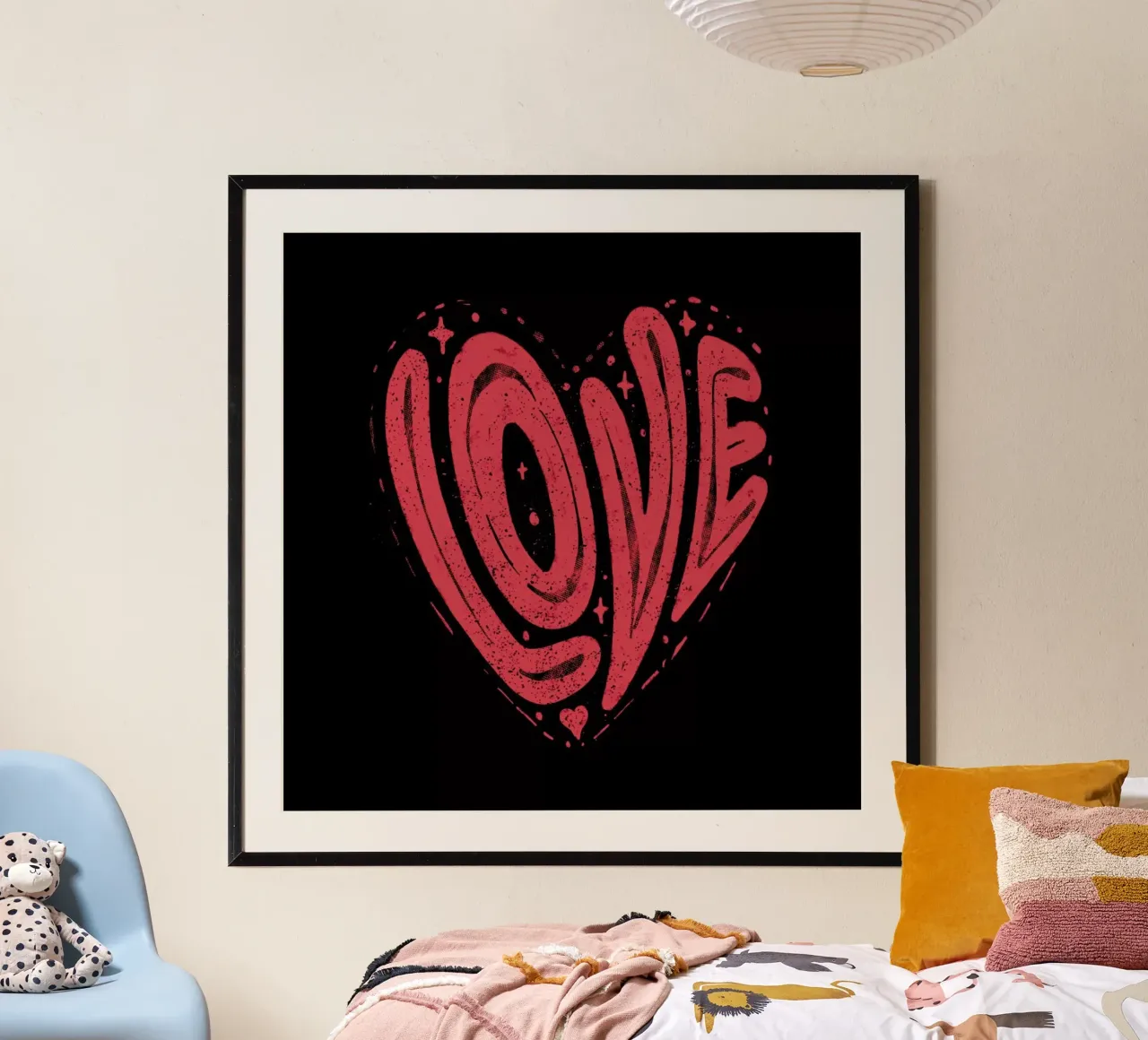 Love In A Heart Shape poster da Tobe Fonseca