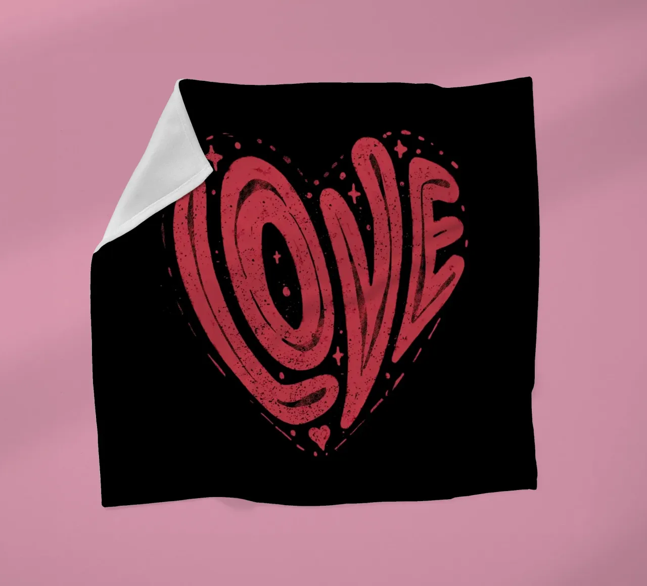 Love In A Heart Shape coperta in pile da Tobe Fonseca