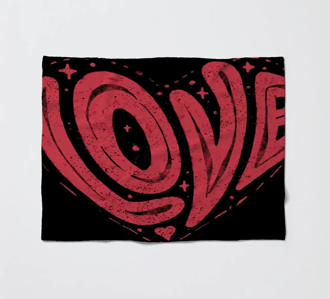 Love In A Heart Shape coperta in pile da Tobe Fonseca