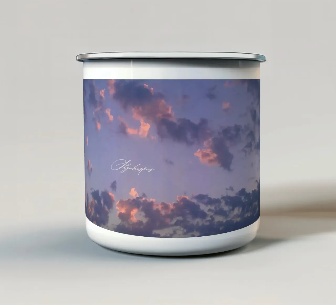 Skywhispers (Abend) tazza in smalto da Frida + frei