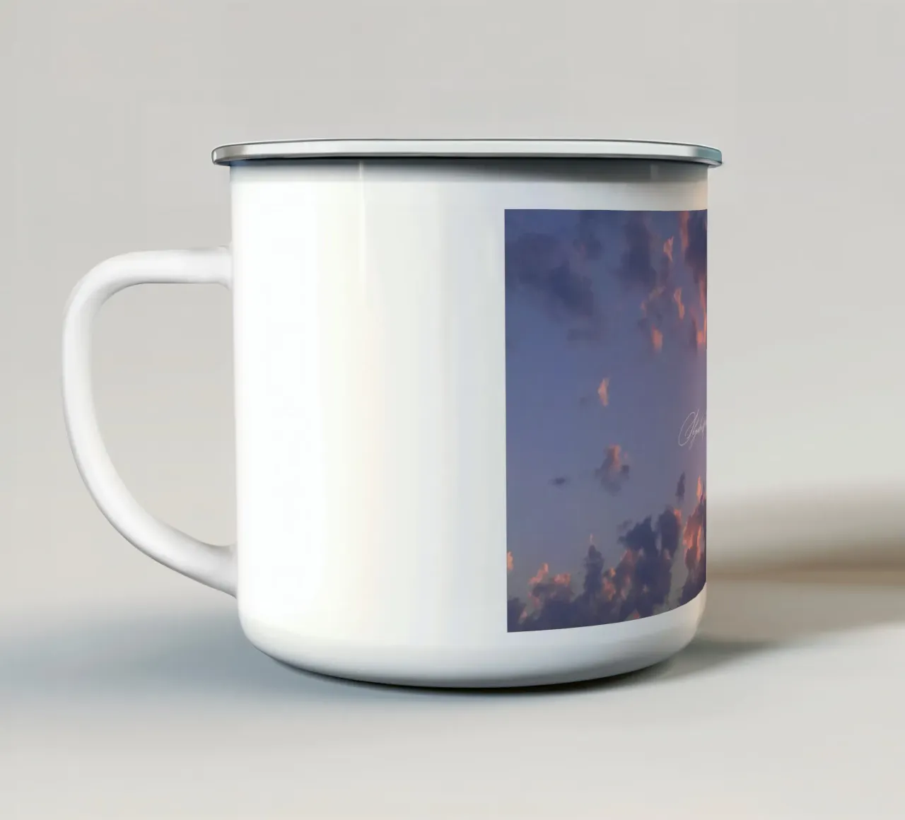 Skywhispers (Abend) tazza in smalto da Frida + frei