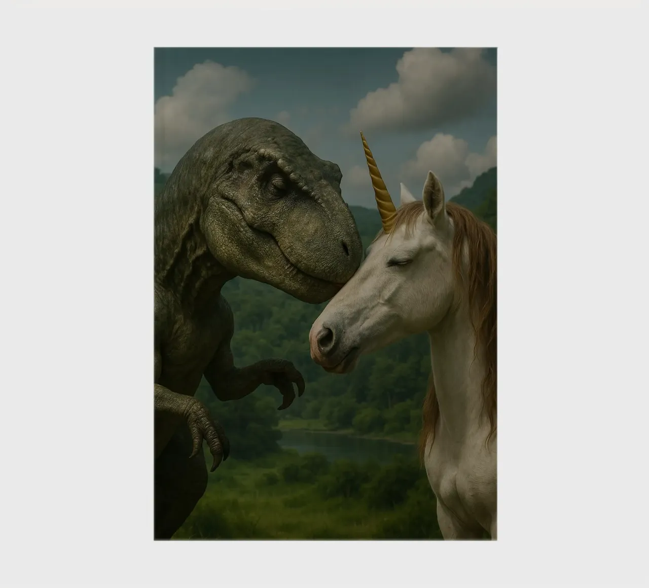 DINO UNICORN REAL notebook by Vintage Van Gogh